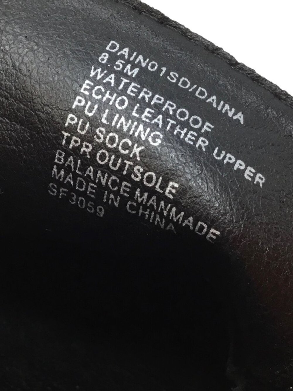 Blondo Daina Leather Platform Penny Loafers Chunky Black Size 8.5 Waterproof - Picture 8 of 9